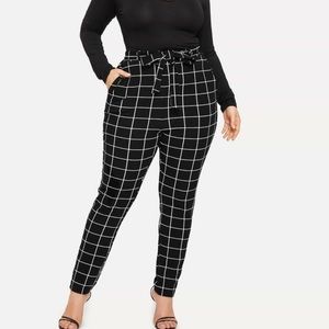 🗣Plus..Grid pattern pants BOGO skirt